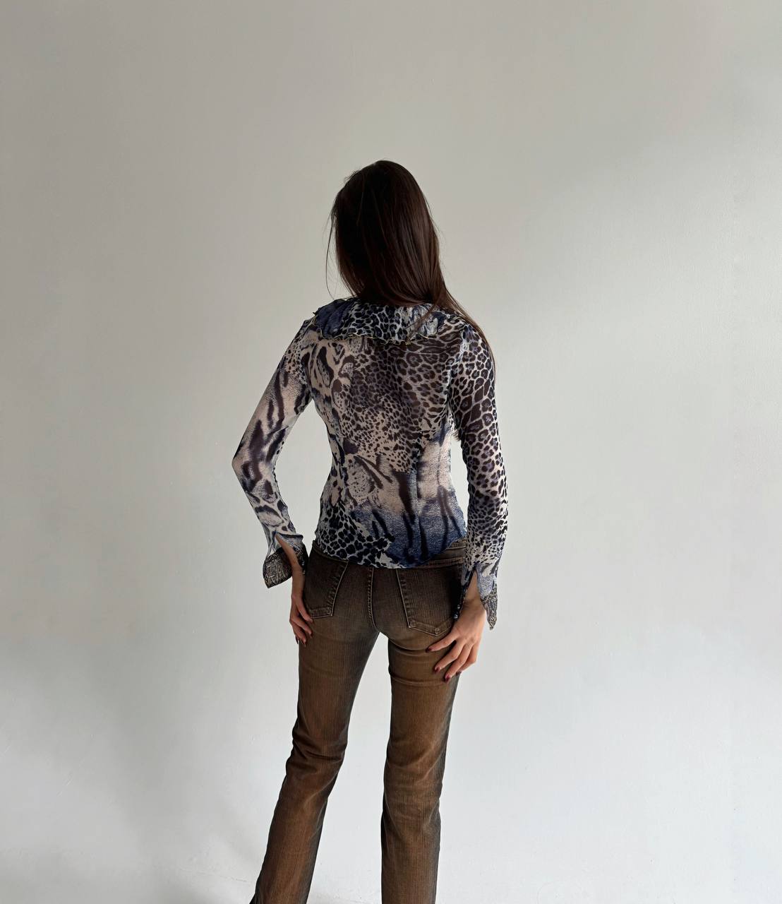Vintage Roberto Cavalli pure silk blouse