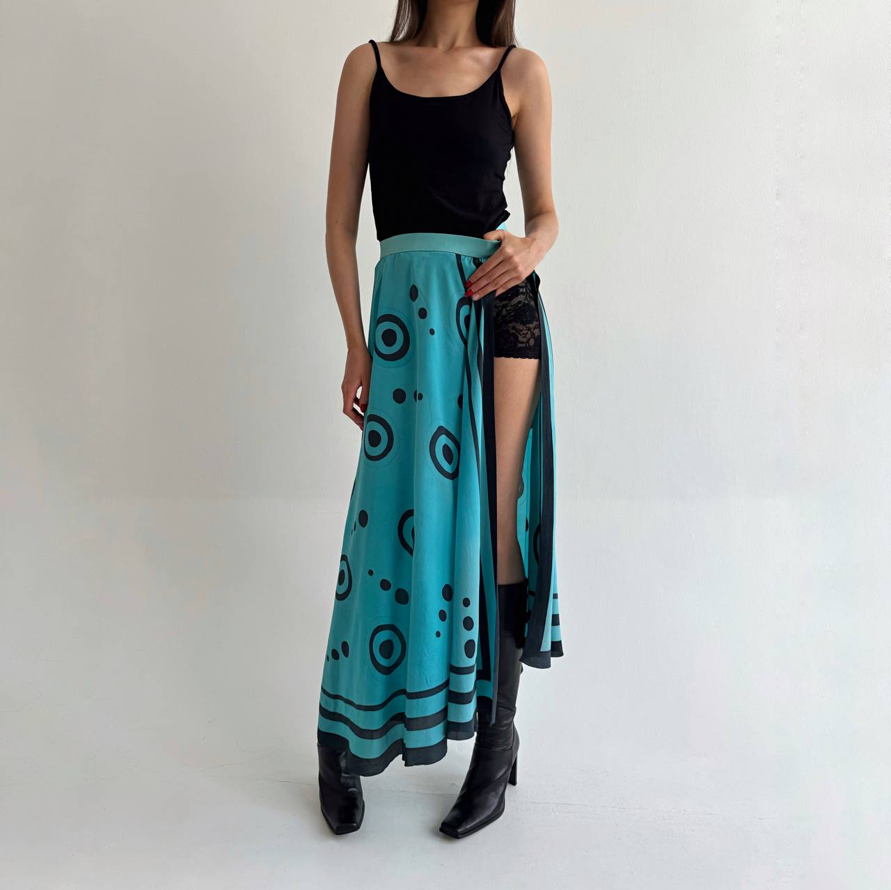 Vintage Chloe pure silk skirt