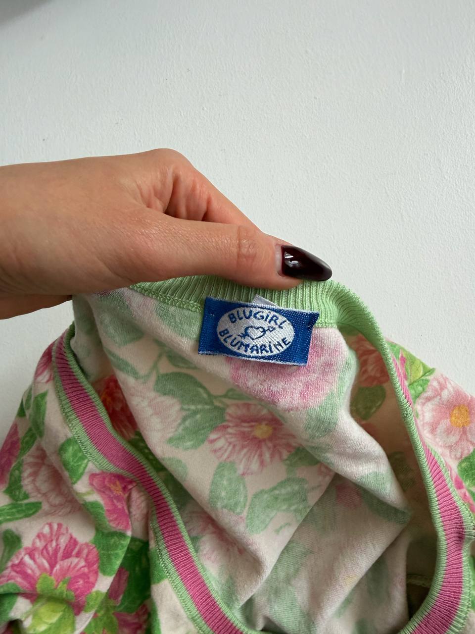 Vintage Blumarine flower blouse