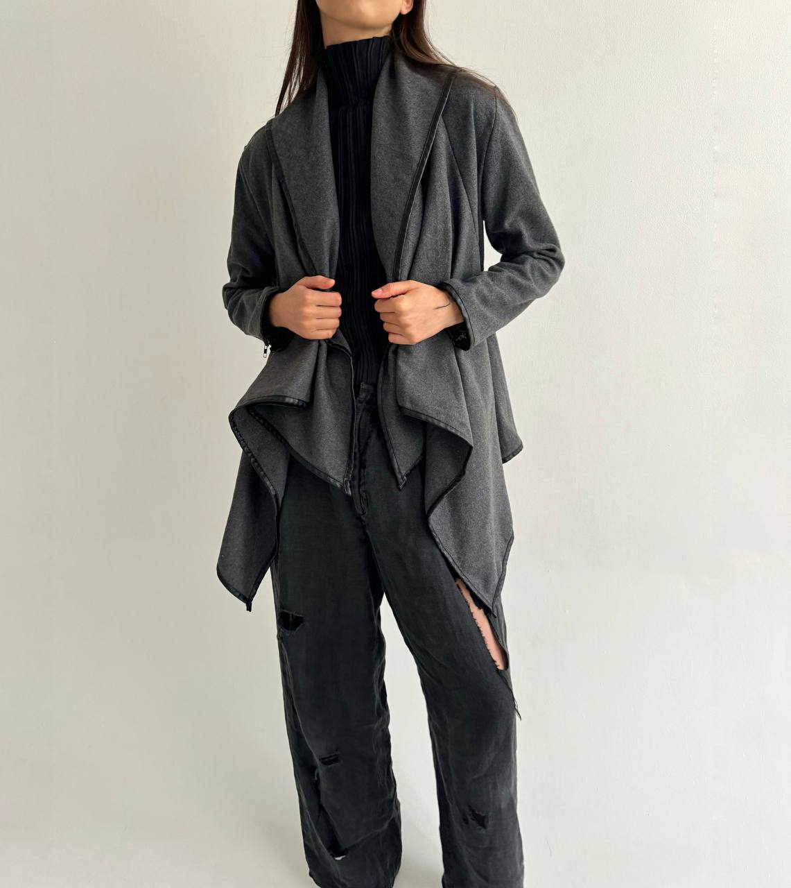 Vintage woollen avant garde jacket