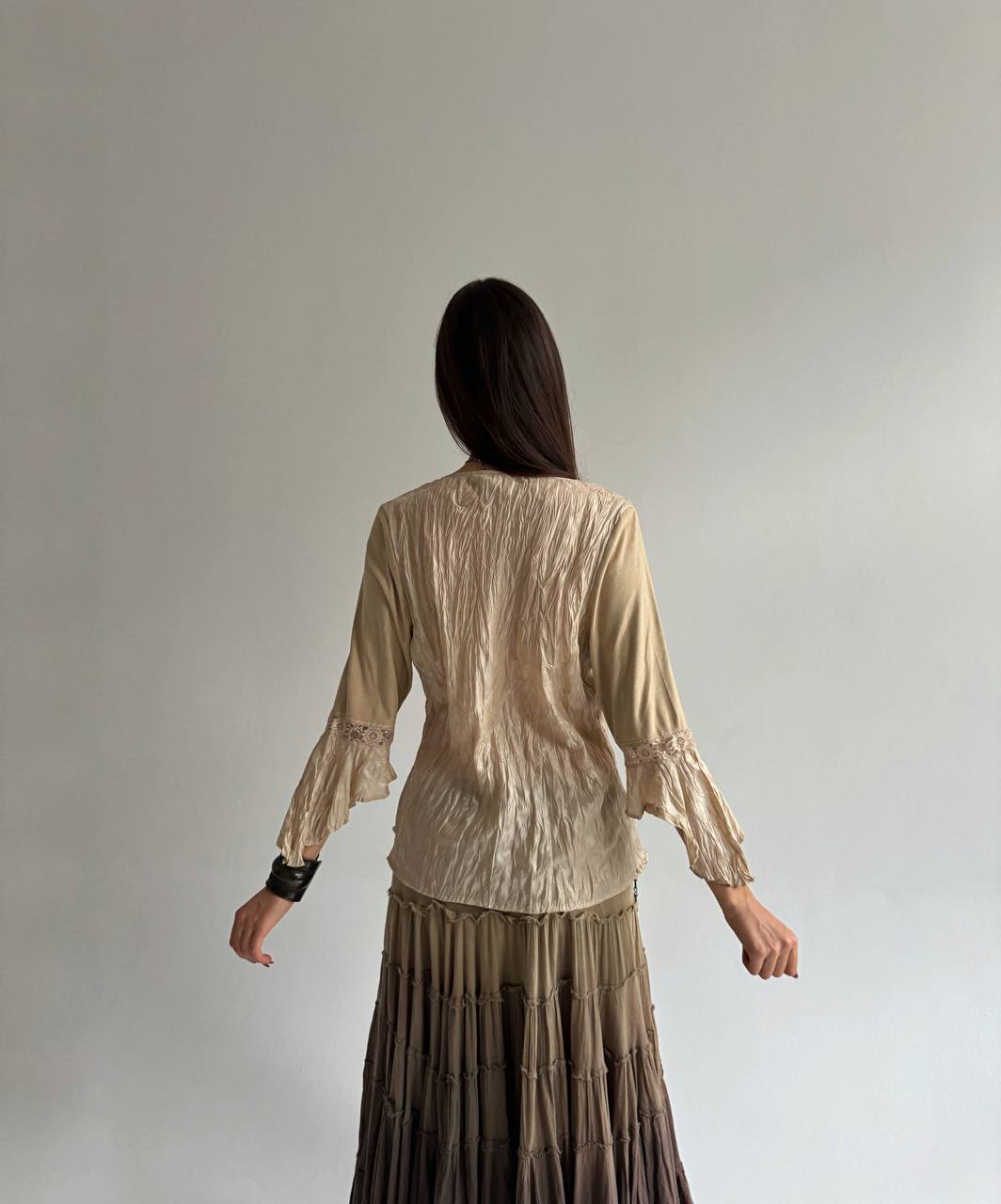 Vintage medieval boho blouse
