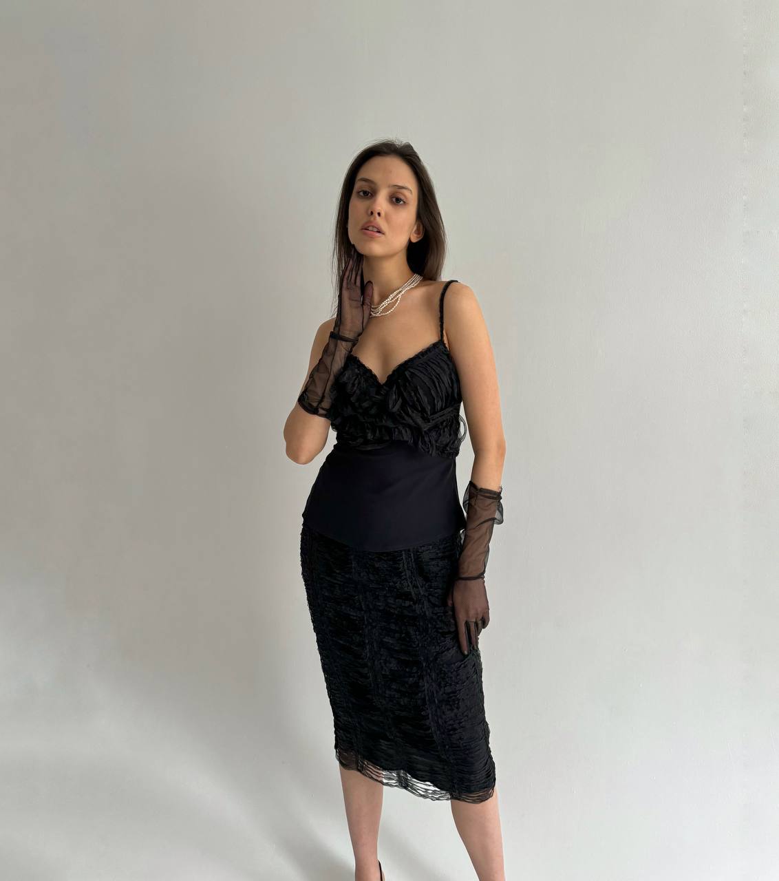 Vintage La Perla silk evening set