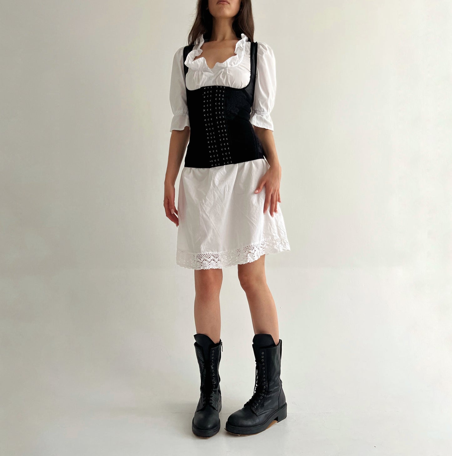 Vintage cotton slip skirt