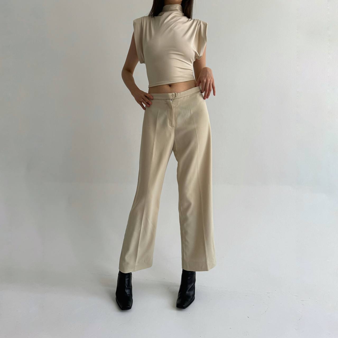 Vintage made in France beige pants