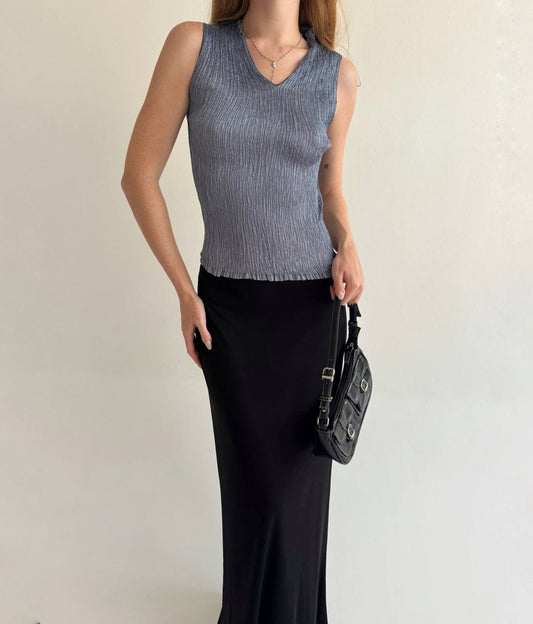 Vintage pleated avant garde top