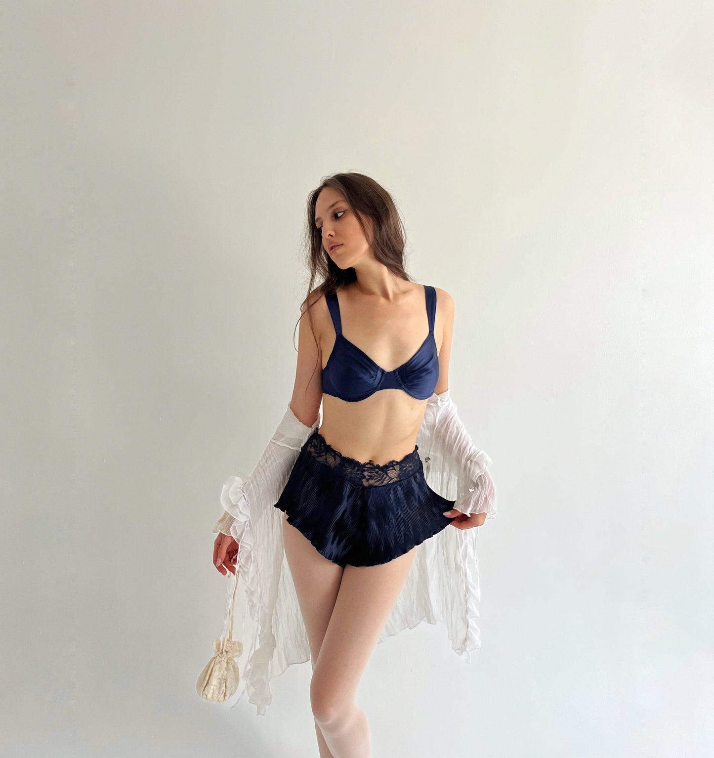Vintage La Perla pleated shorts