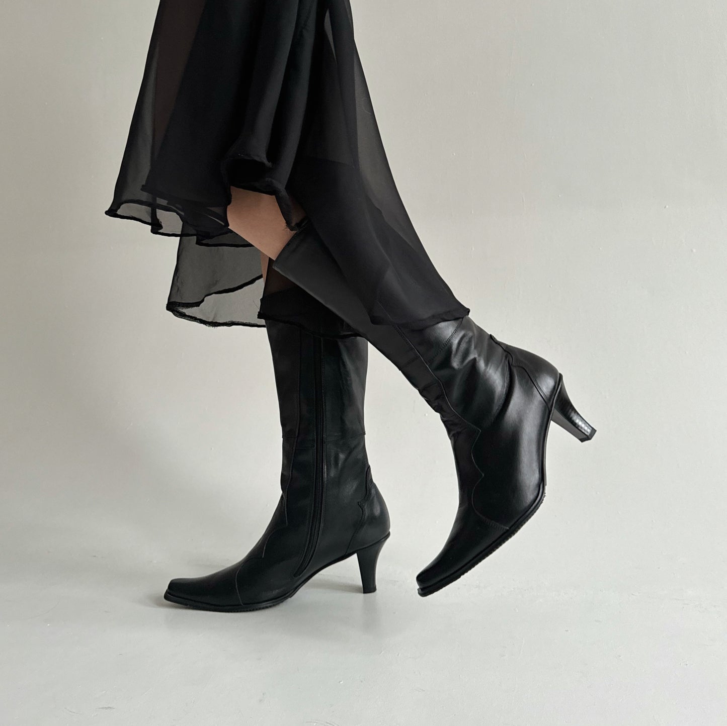 Vintage black boots