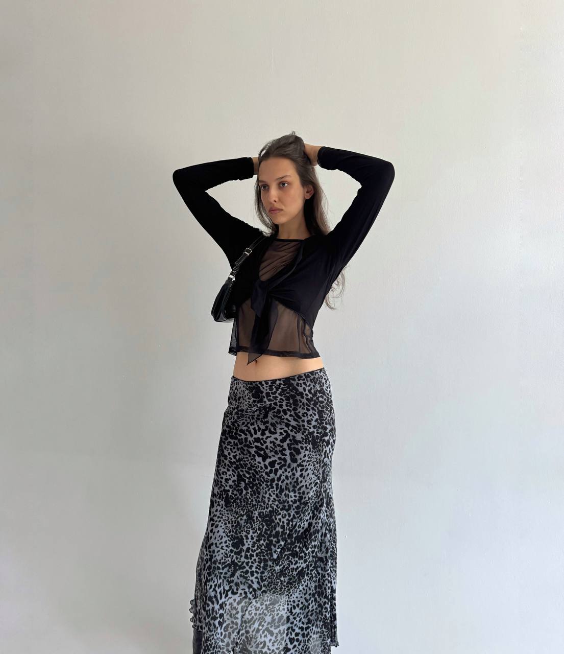 Vintage viscose wrap top