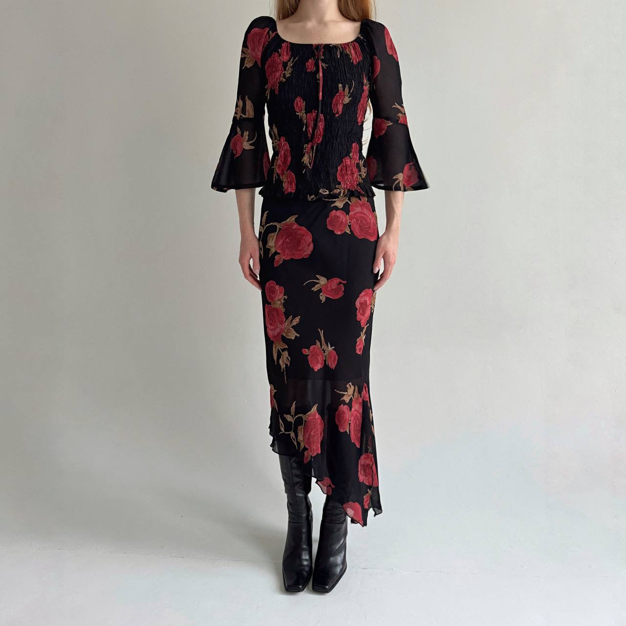 Vintage viscose 2 piece suit