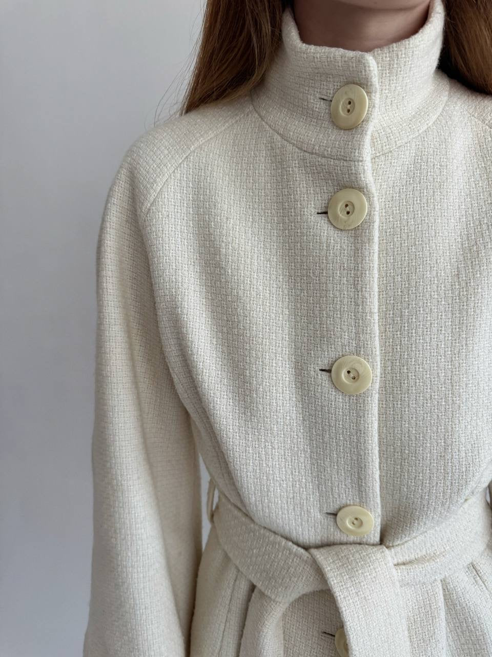 Vintage button up jacket with wide sleeves