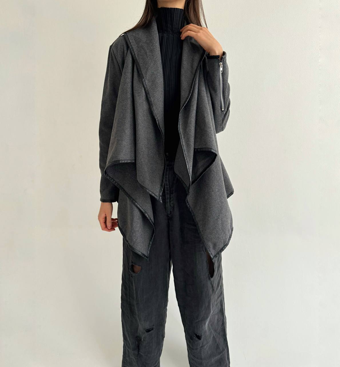 Vintage woollen avant garde jacket