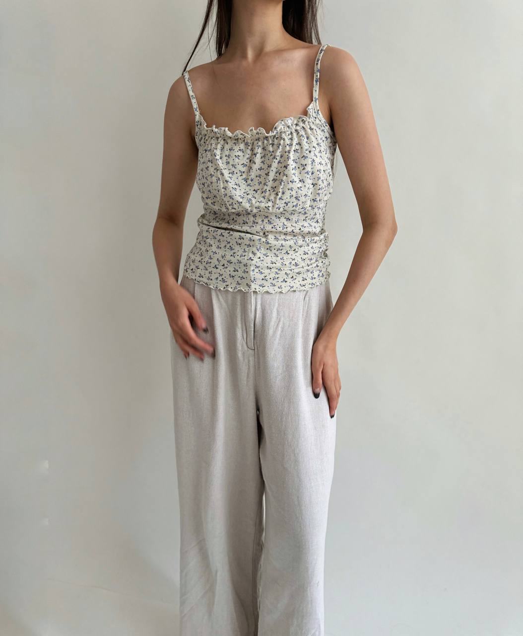 Vintage flower print top