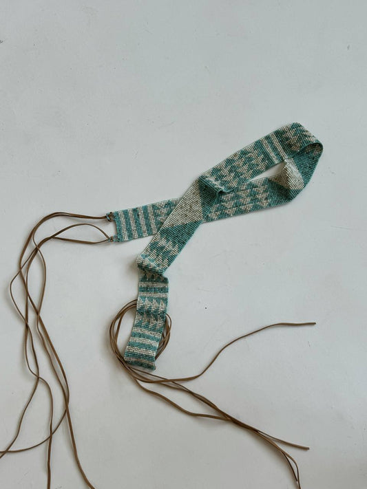 Vintage beaded belt