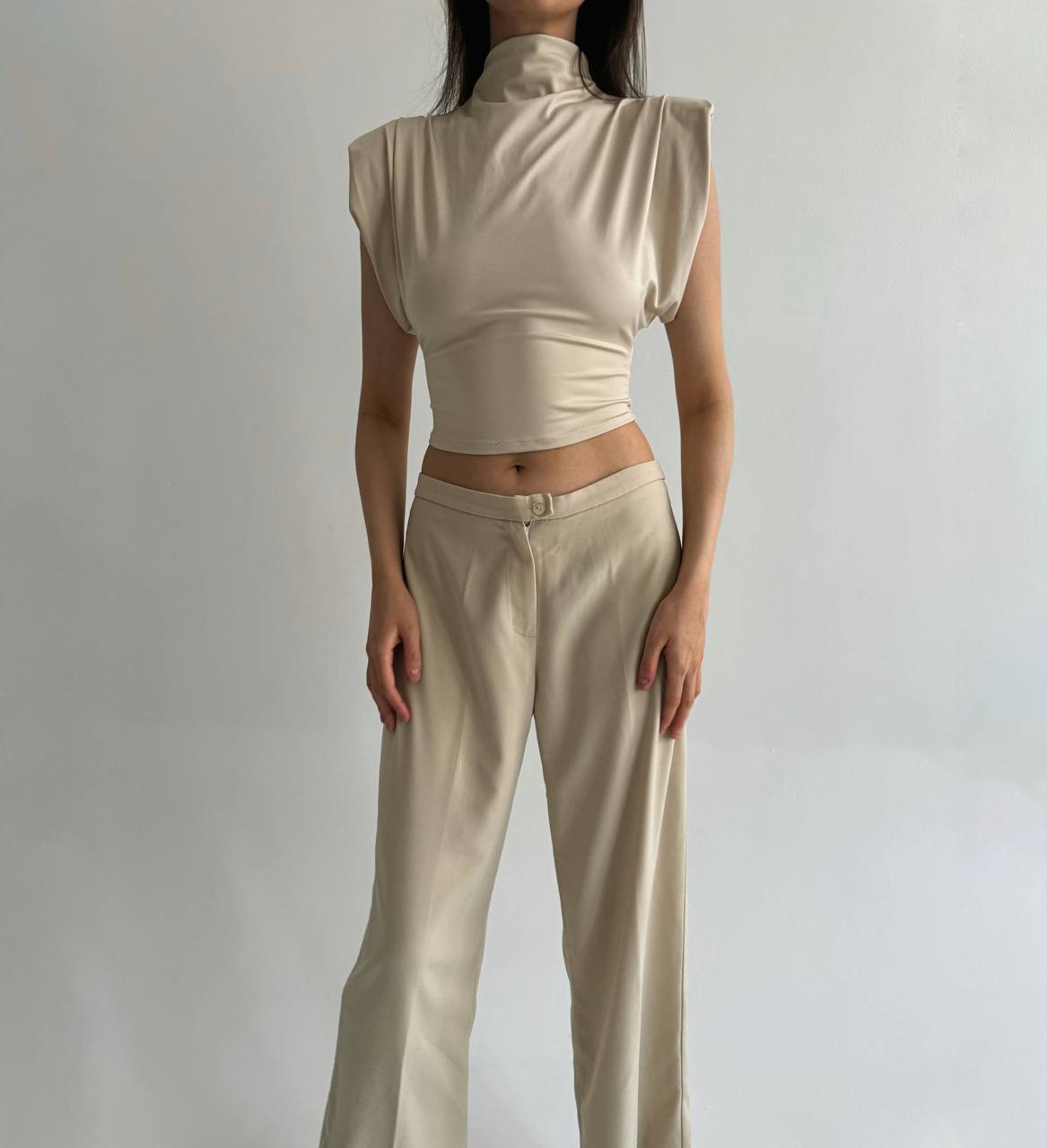 Vintage made in France beige pants