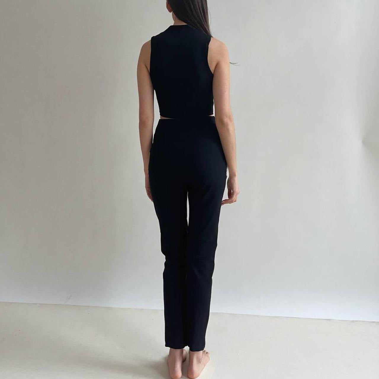 Y2K moto faux leather corset suit