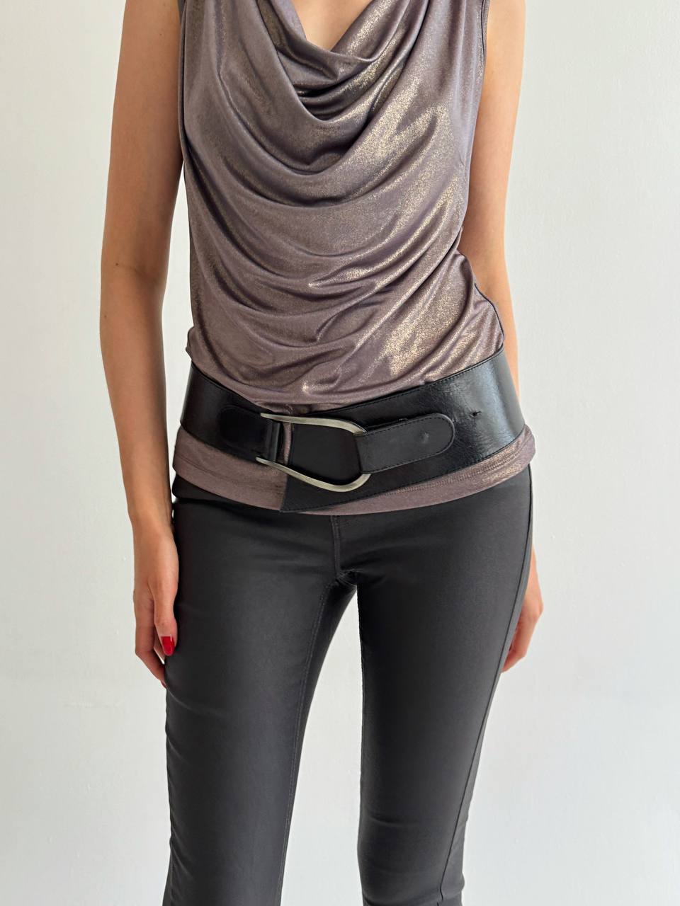 Vintage genuine leather belt