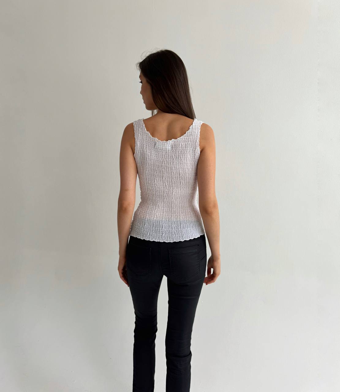 Vintage avant garde pleated top