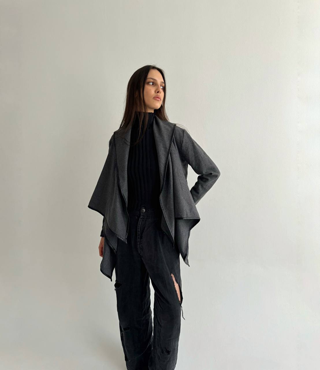Vintage woollen avant garde jacket