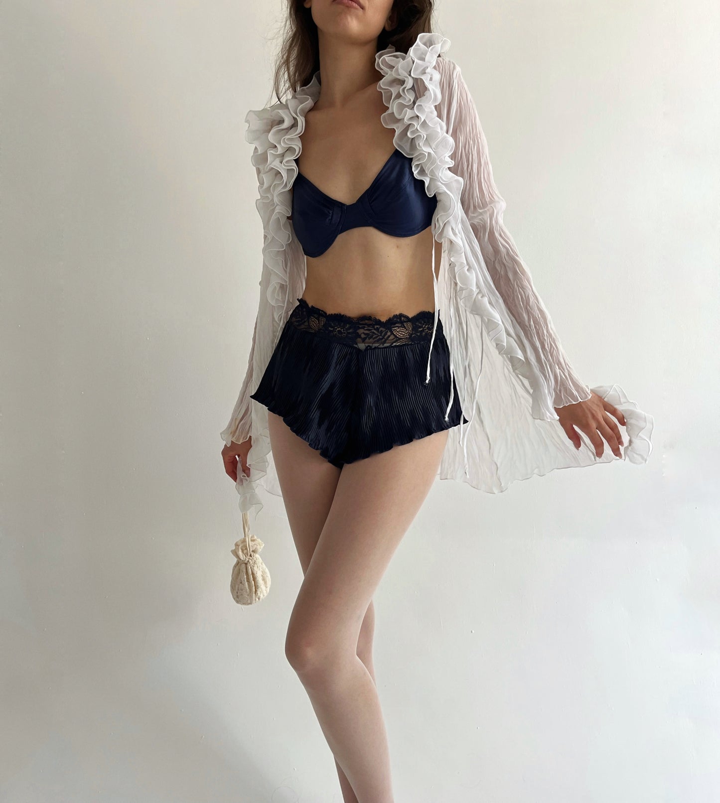 Vintage La Perla pleated shorts