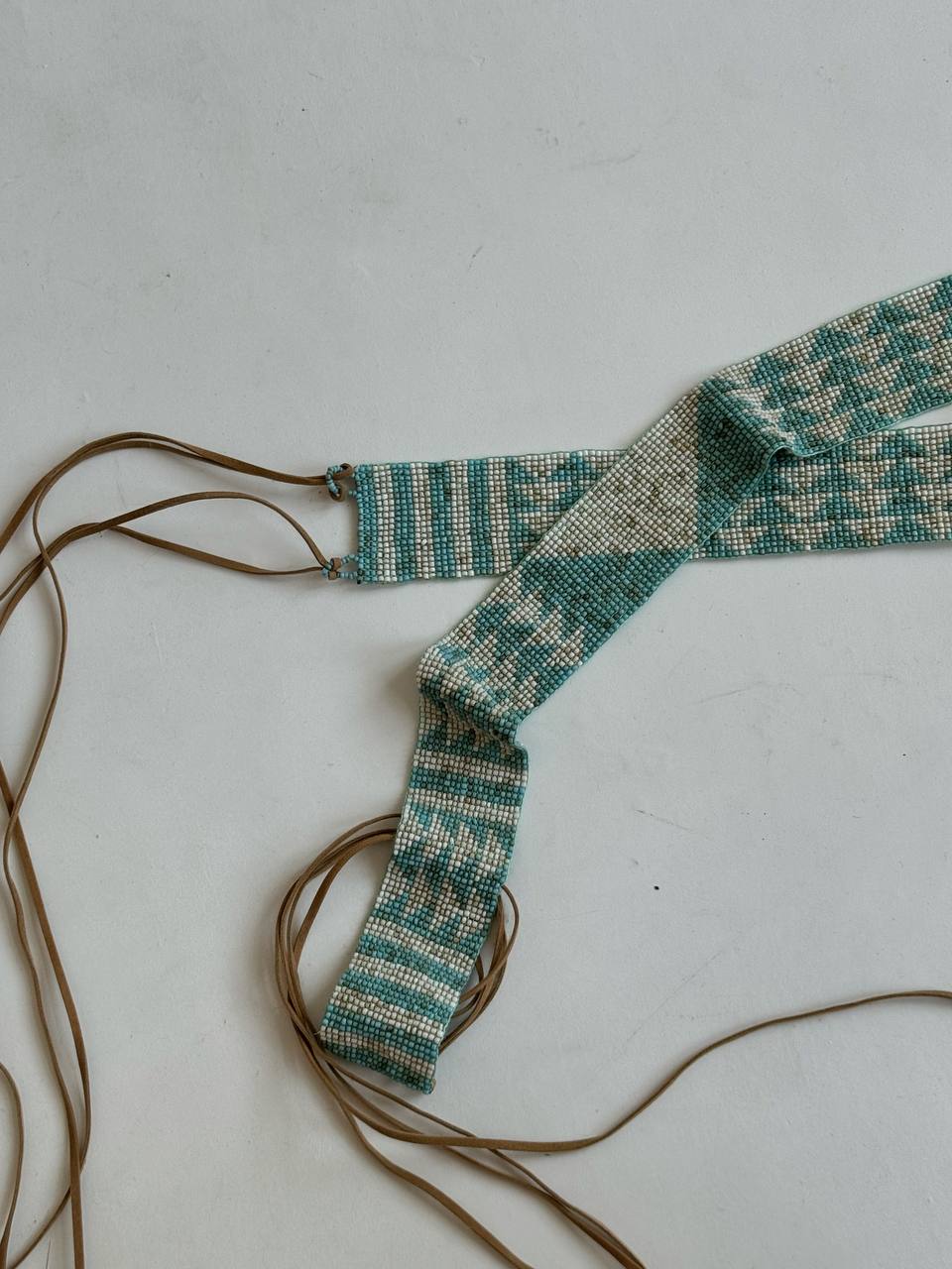 Vintage beaded belt