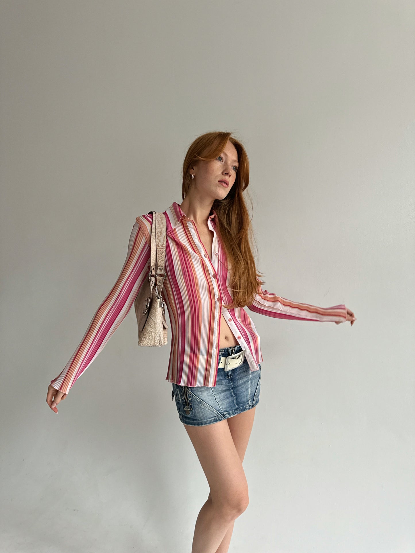 Vintage y2k viscose shirt