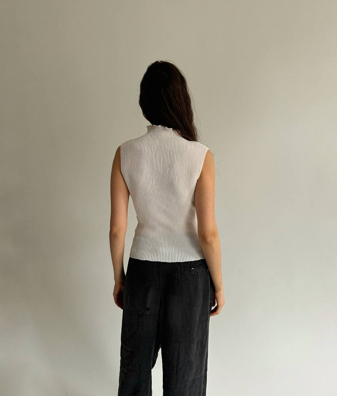 Vintage Japanese avant garde pleated top
