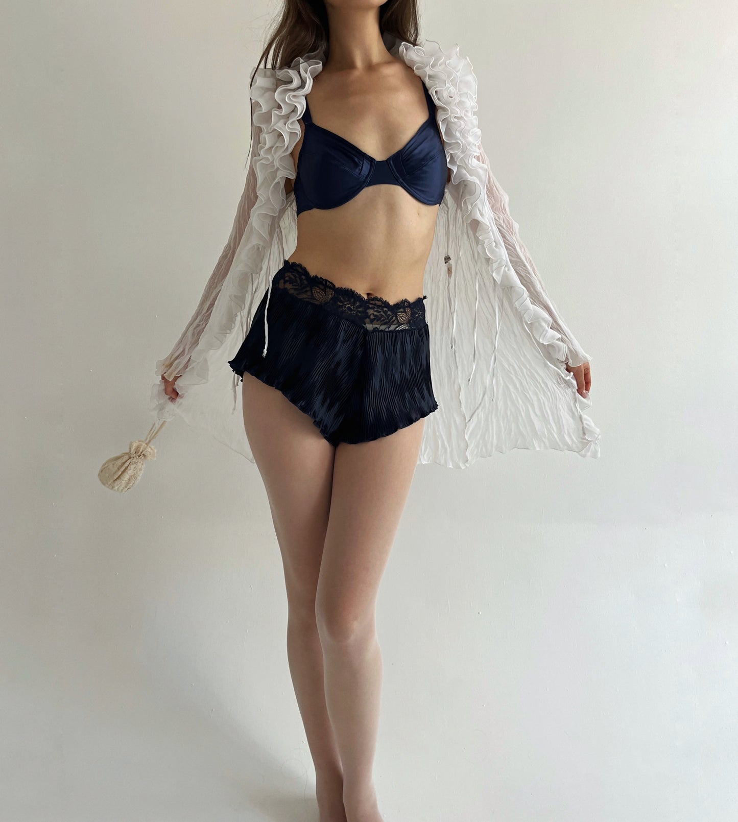 Vintage La Perla pleated shorts