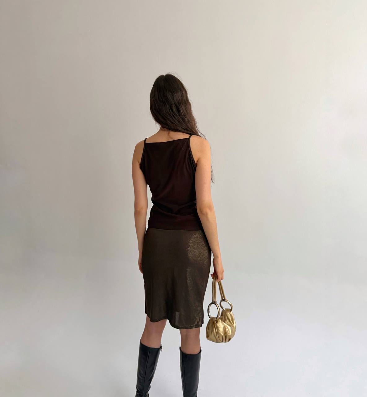 Vintage glossy bronze set