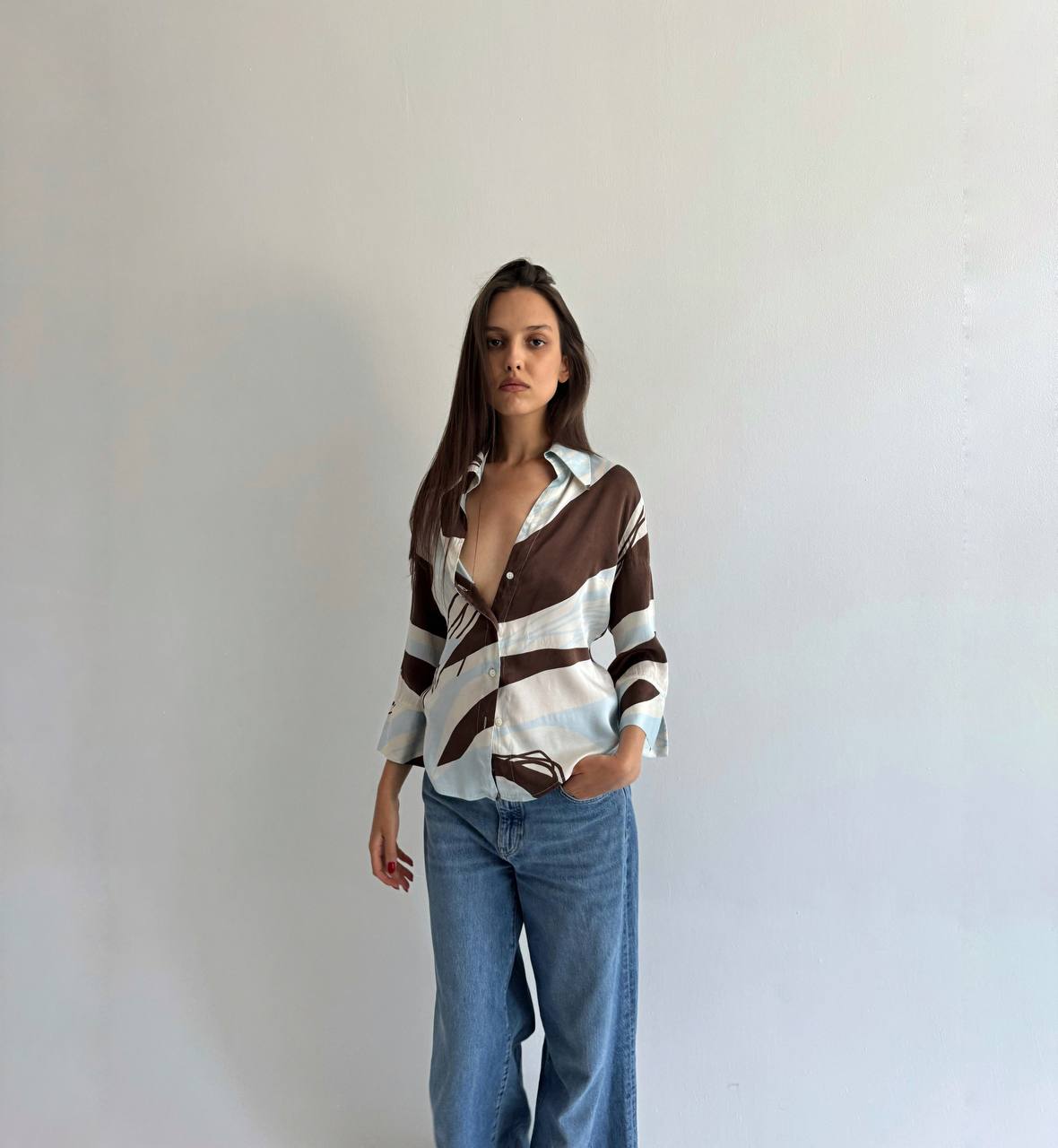 Vintage pure silk blouse