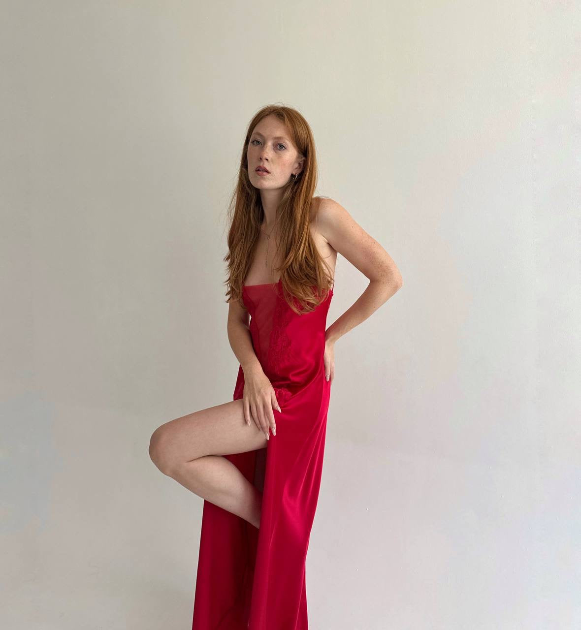 Vintage 2000s Victoria’s Secret satin long night gown