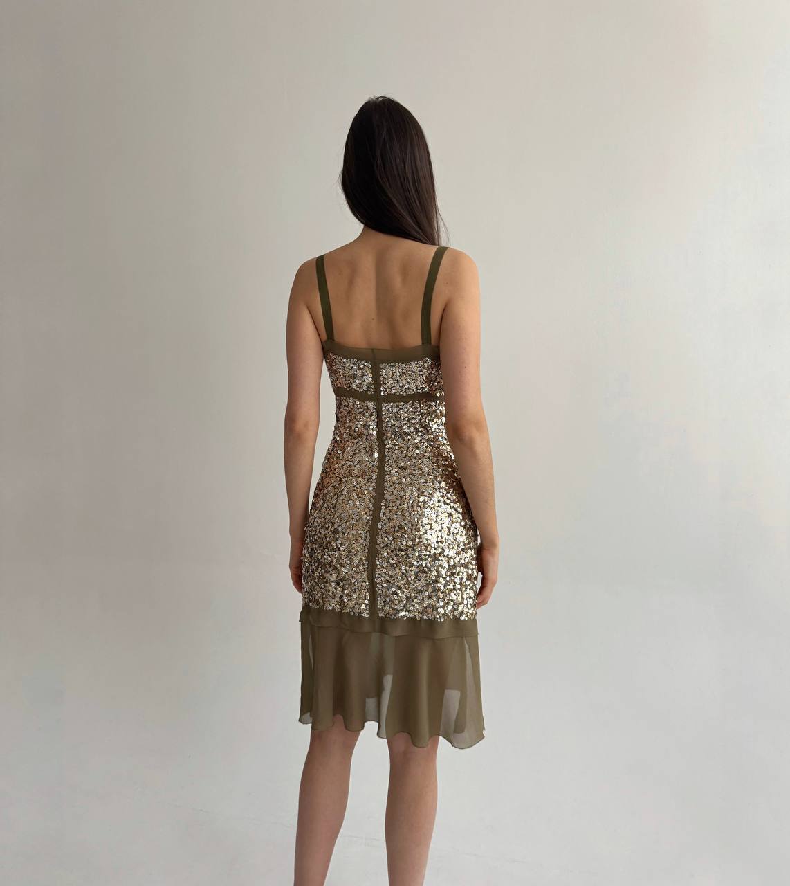 La Perla pure silk dress with sequins