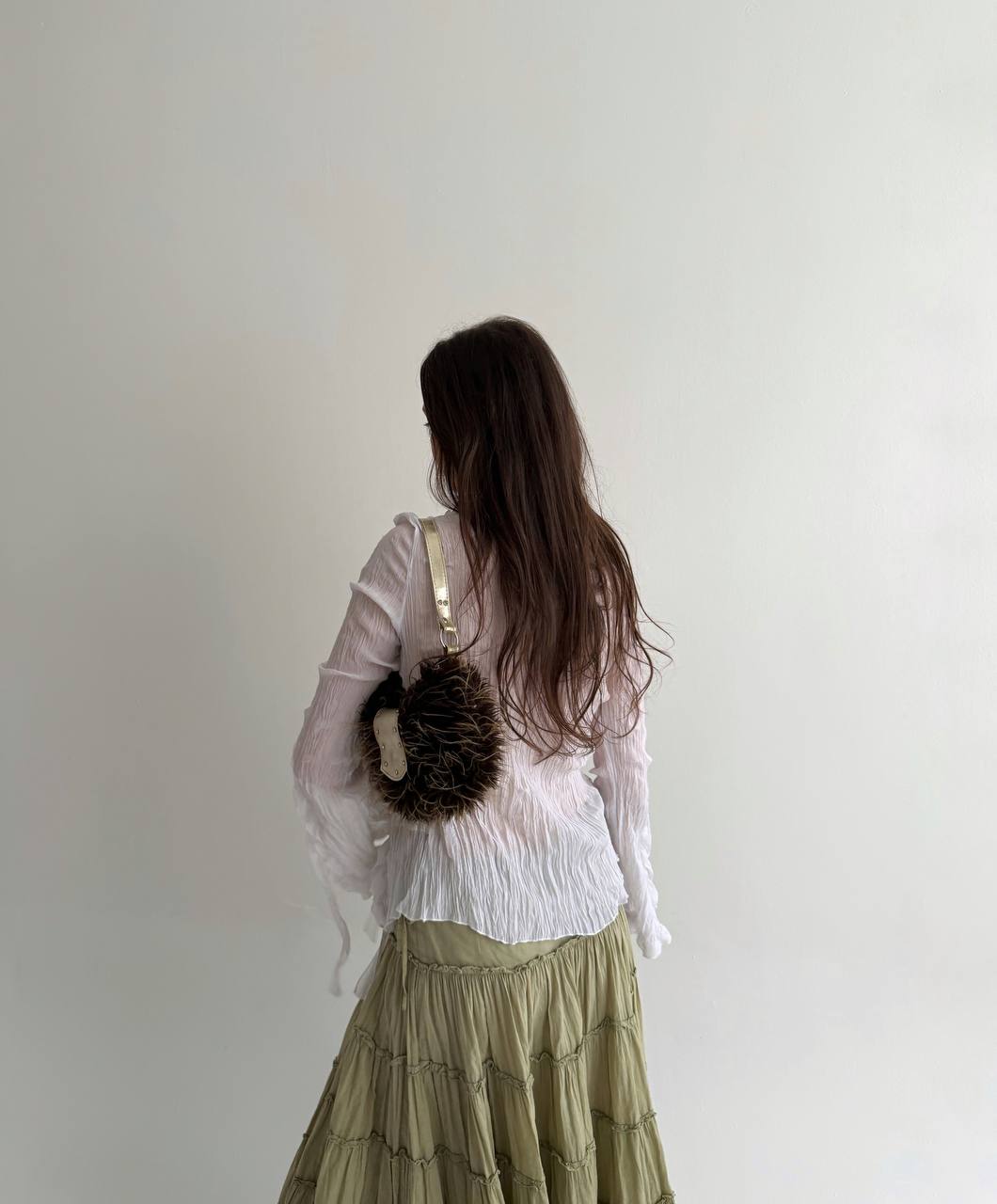 Vintage faux fur bag
