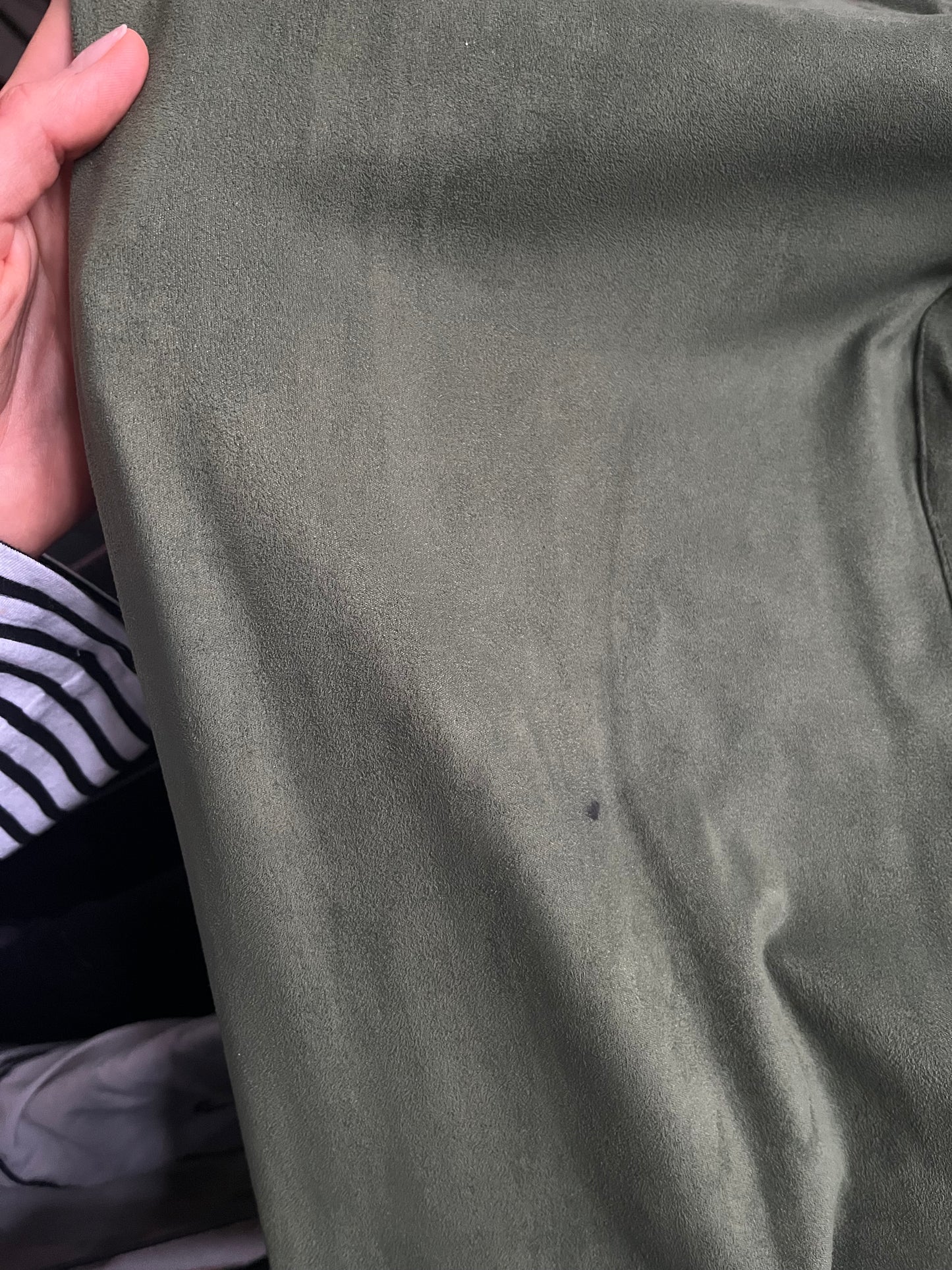 Vintage Plein Sud faux suede green pants