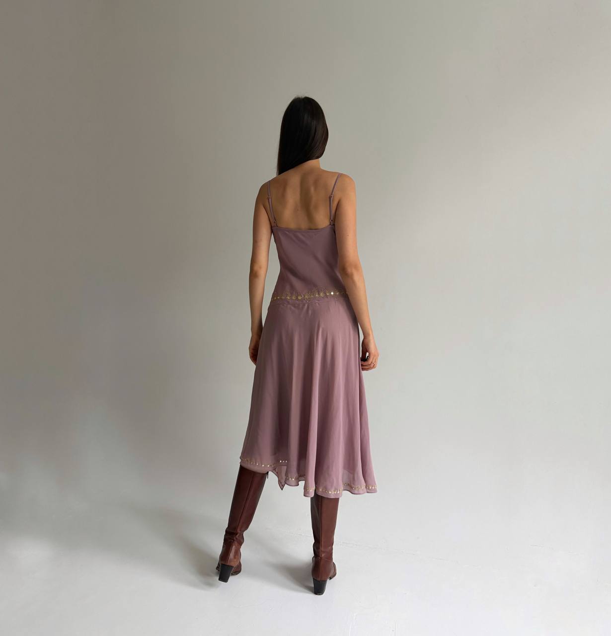 Vintage dusty rose dress