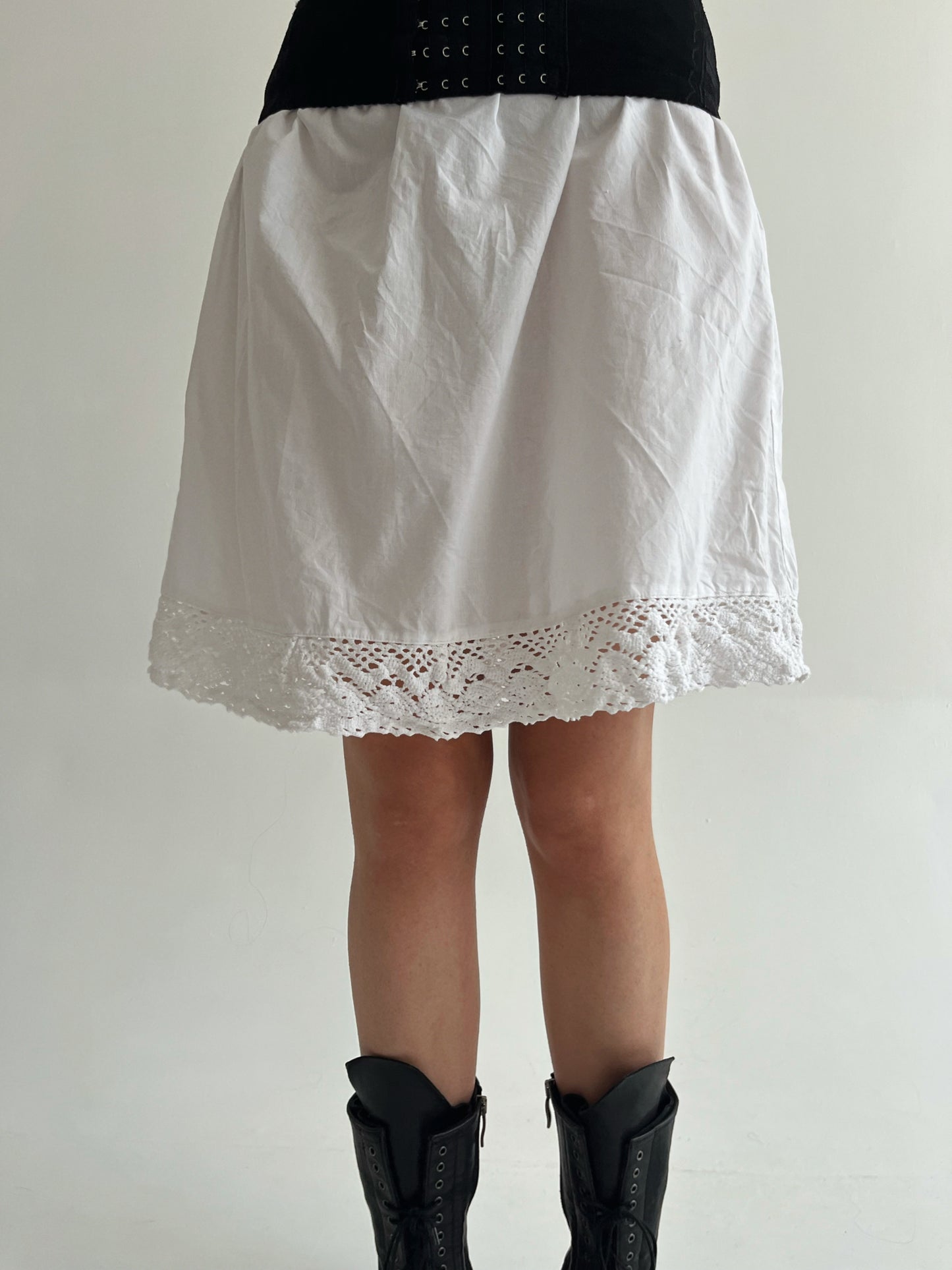 Vintage cotton slip skirt