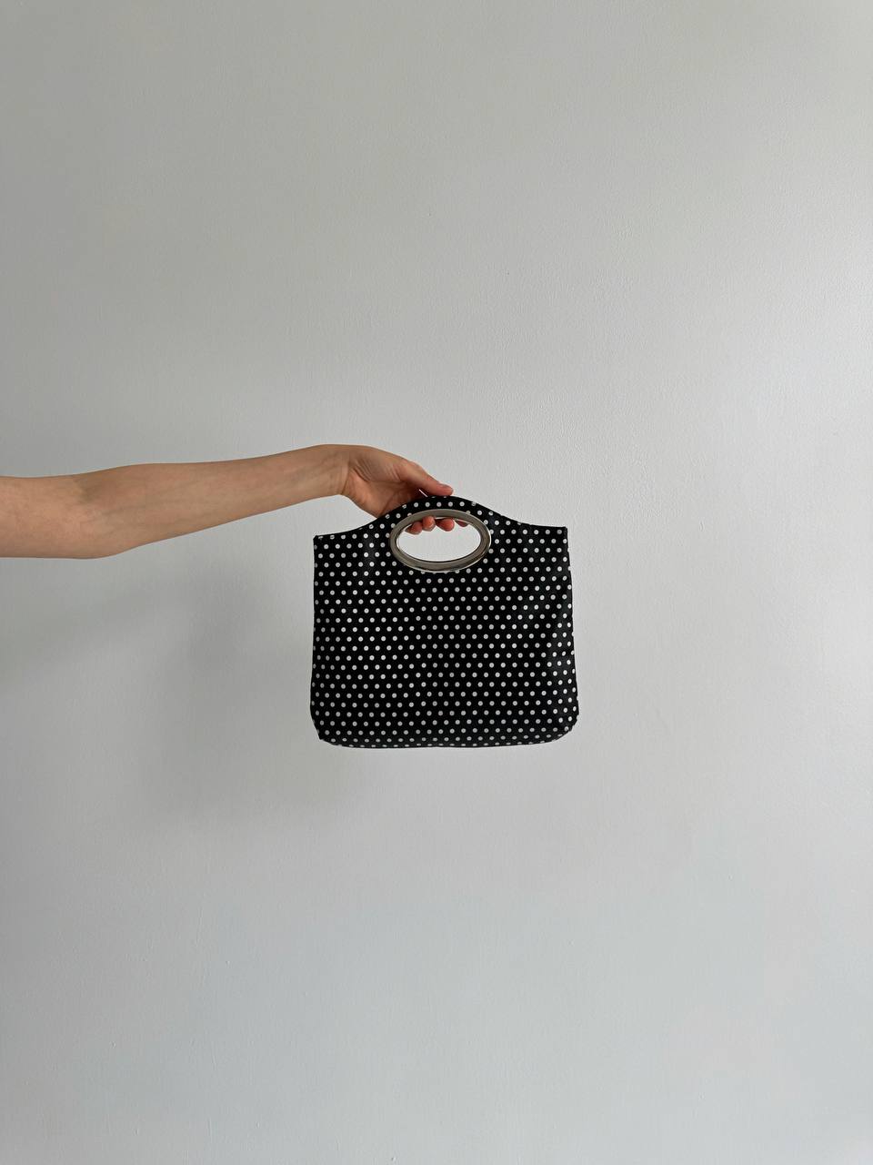 Vintage polka dot bag