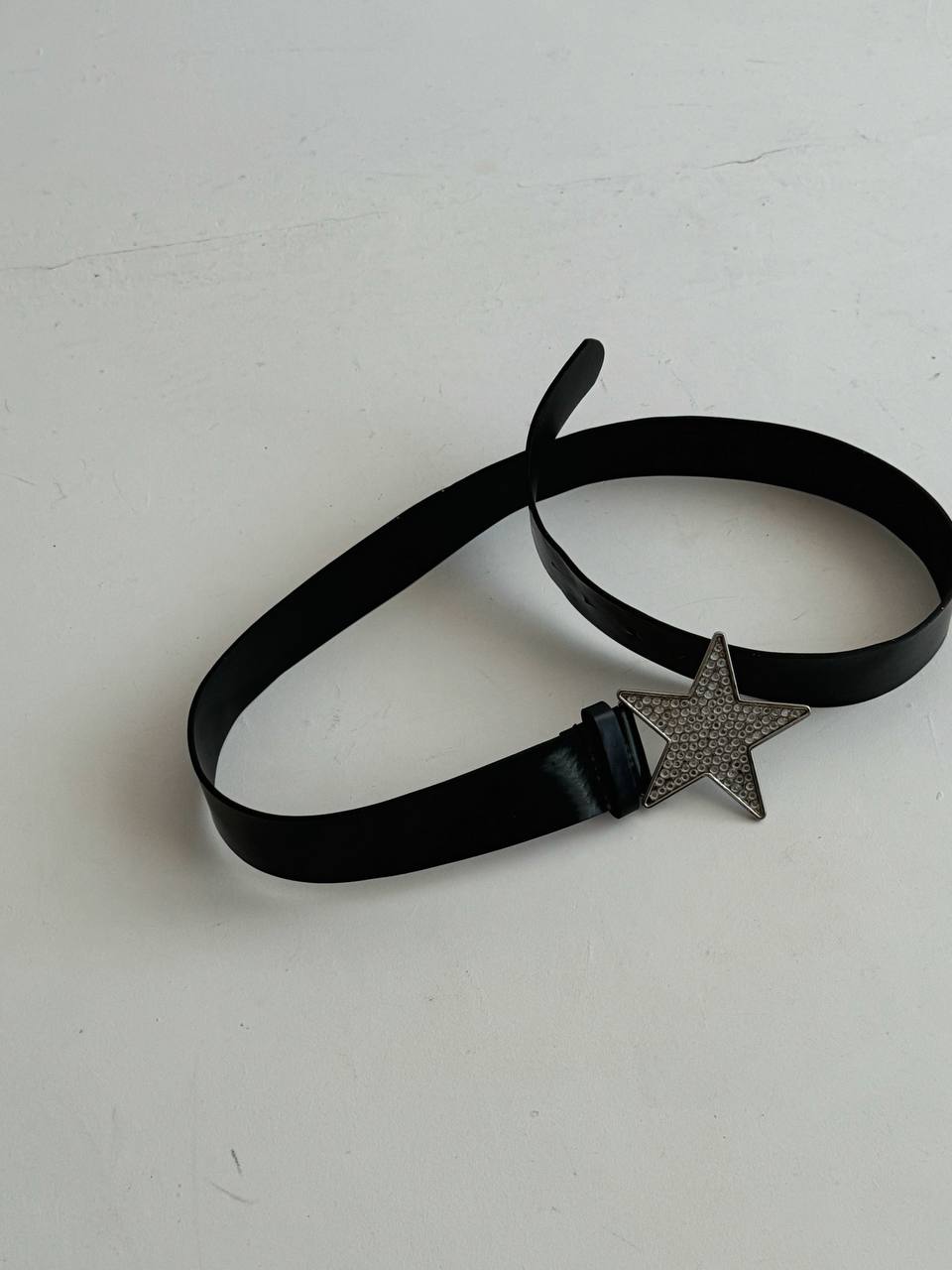 Vintage rhinestone star belt