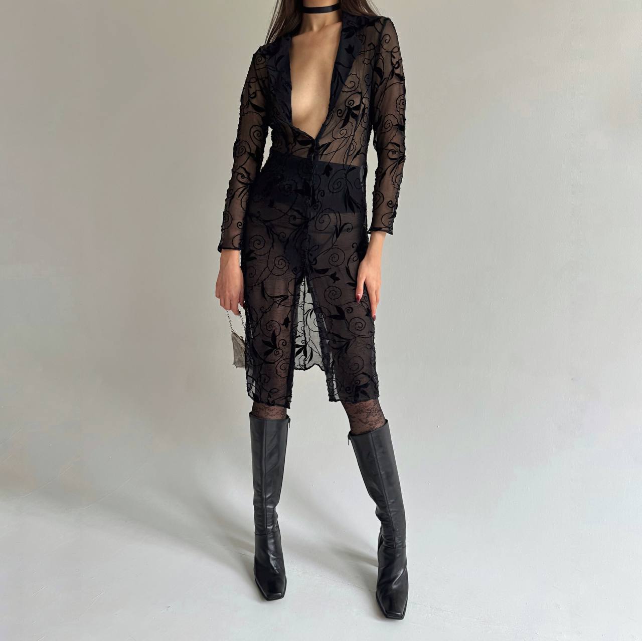 Vintage pure silk Lolita Lempicka dress