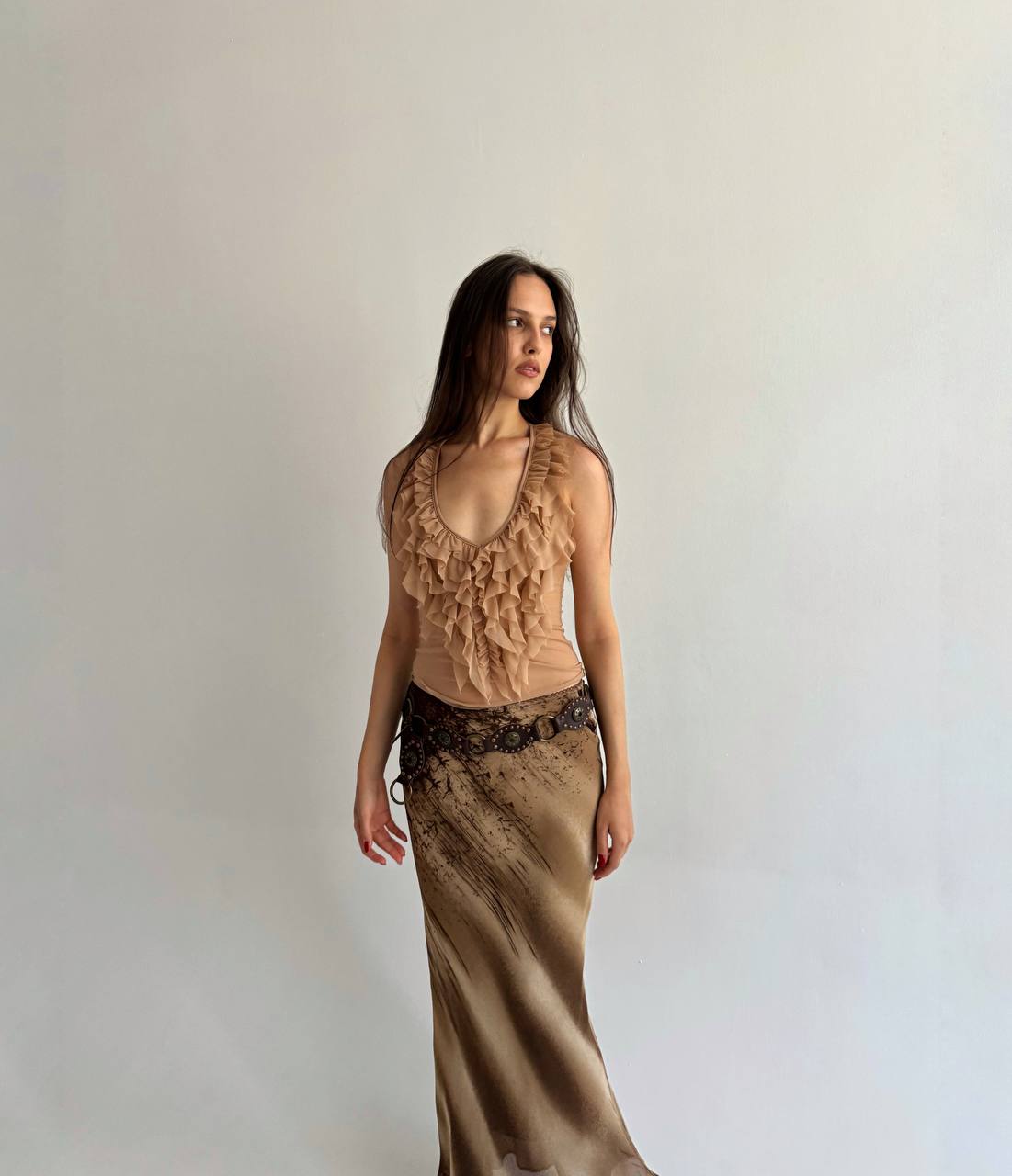 Vintage viscose skirt