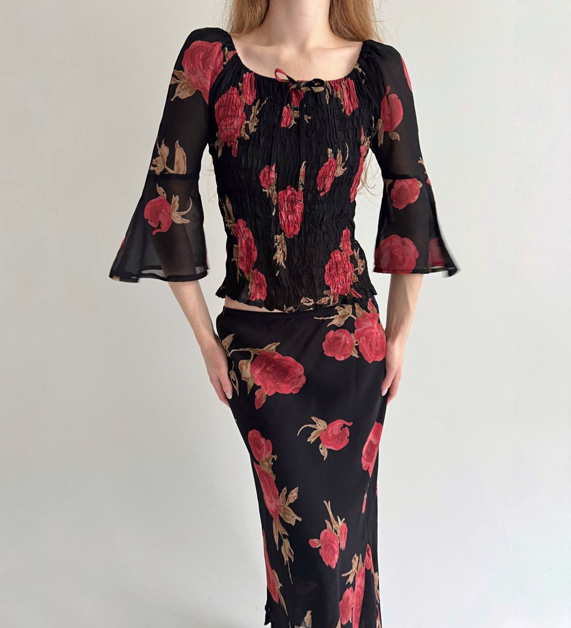 Vintage viscose 2 piece suit