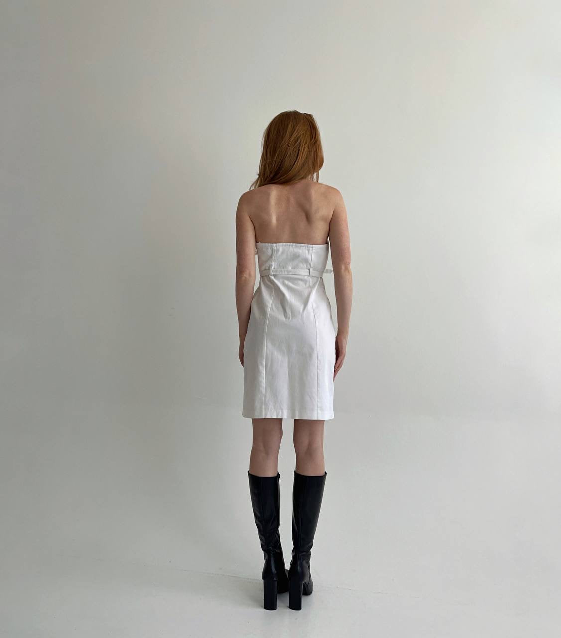 Vintage cotton 90s minimalism inspired dress