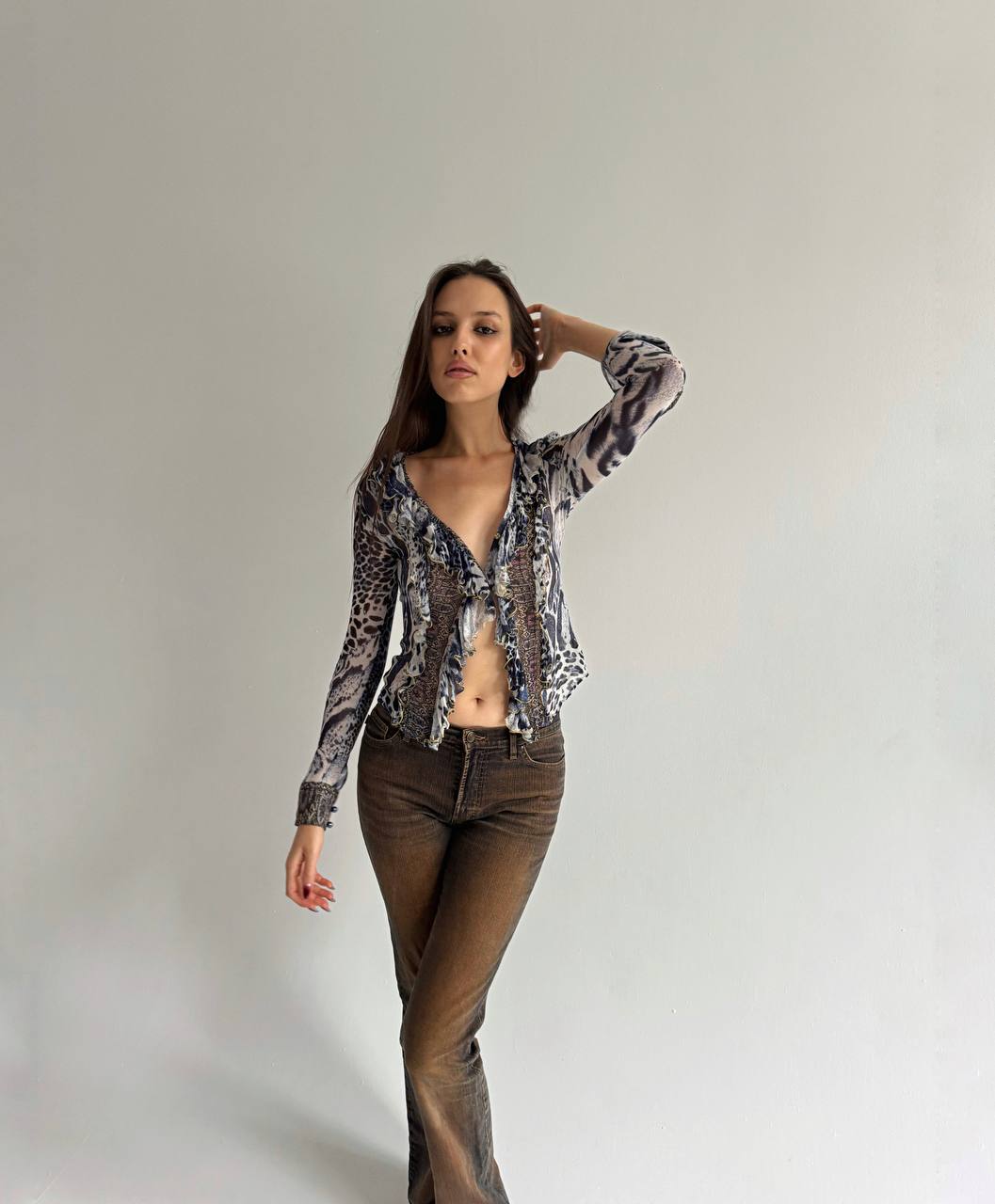 Vintage Roberto Cavalli pure silk blouse