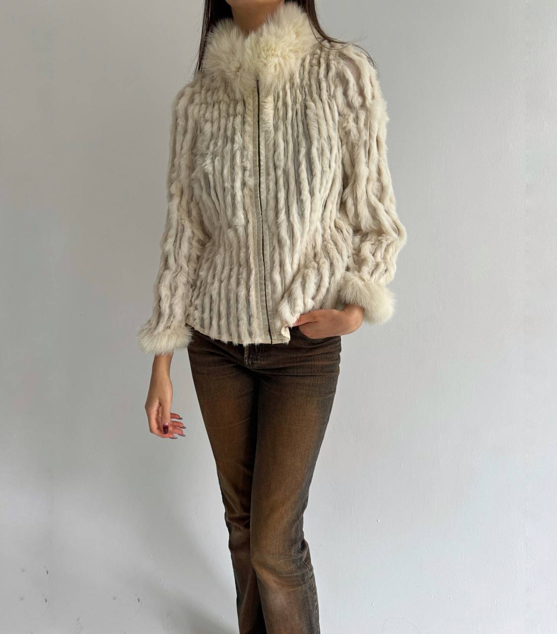 Vintage real fur jacket
