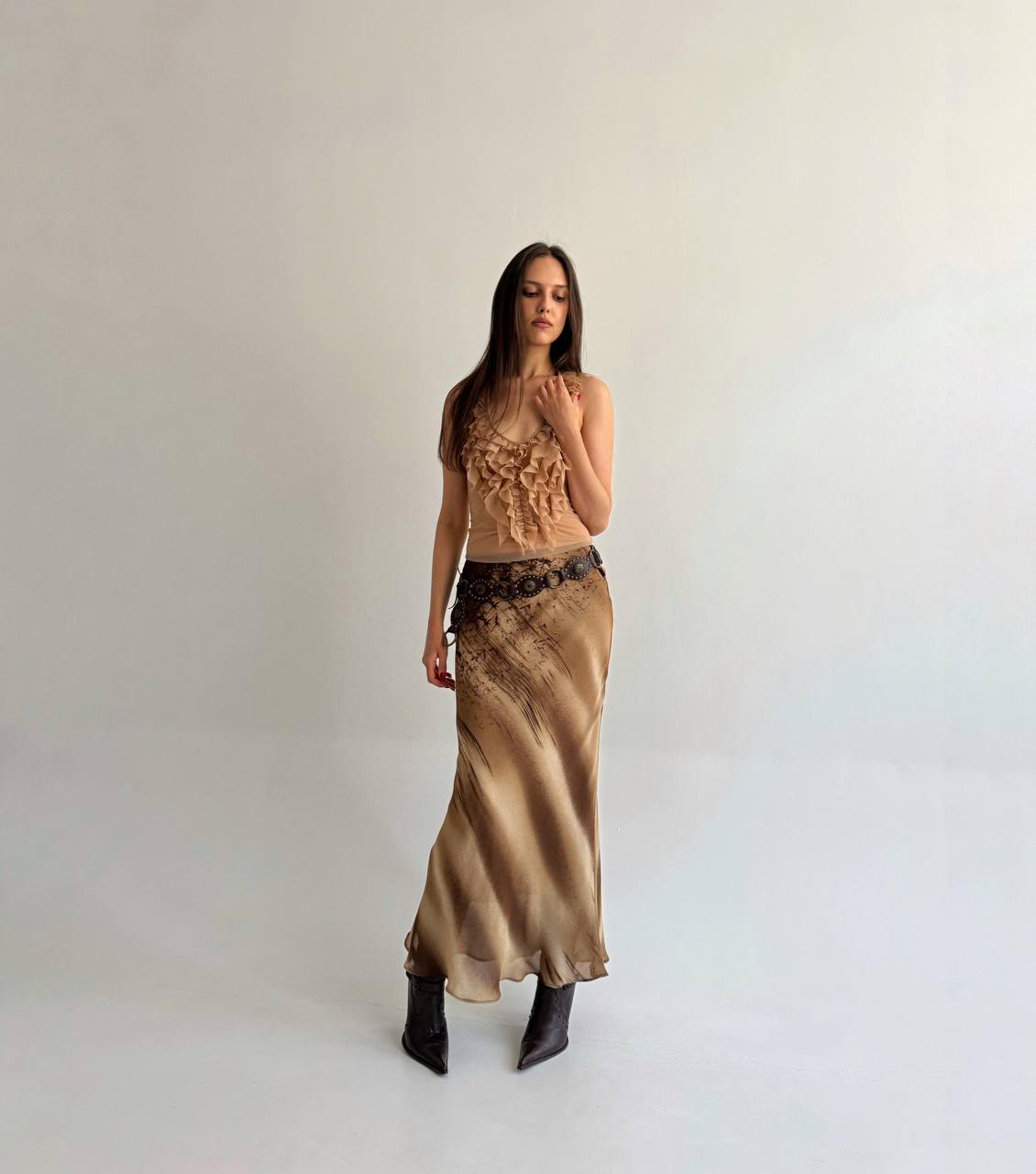 Vintage viscose skirt