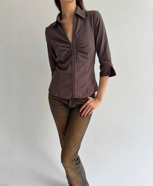 Cotton office siren blouse