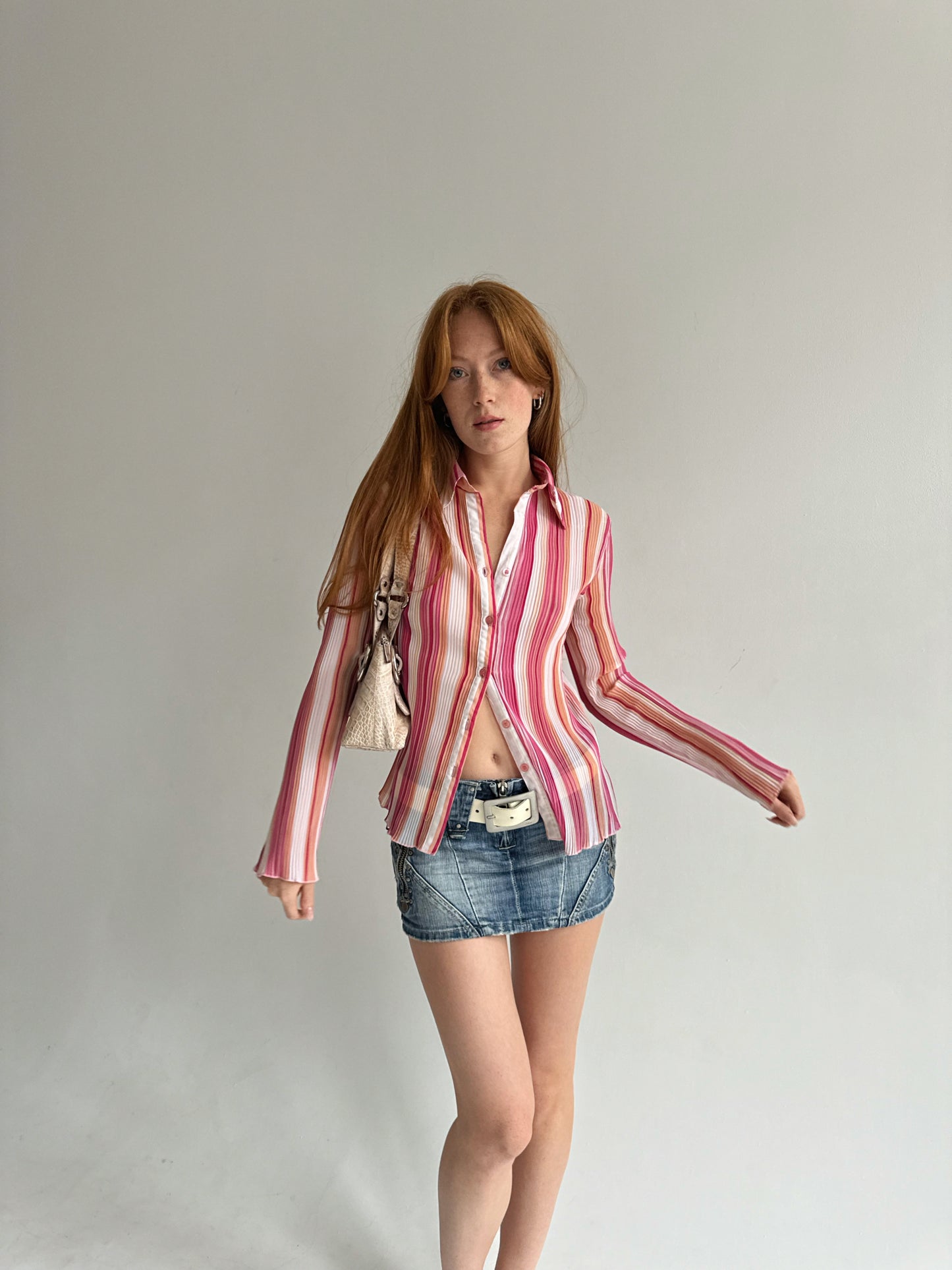 Vintage y2k viscose shirt
