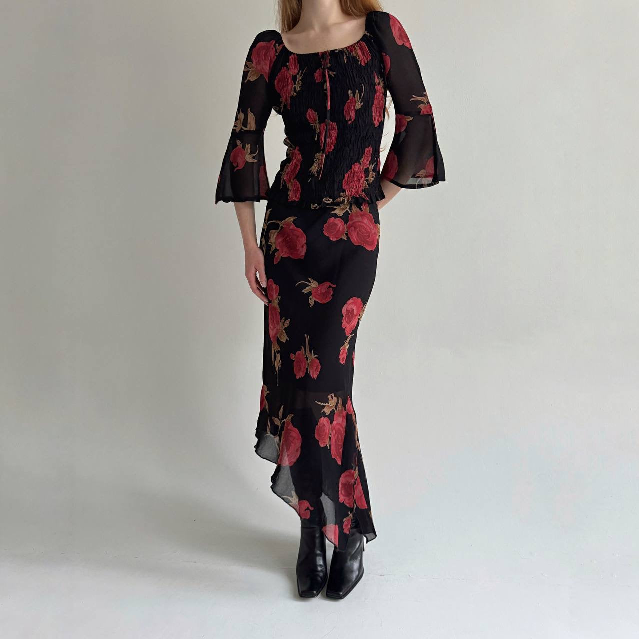 Vintage viscose 2 piece suit