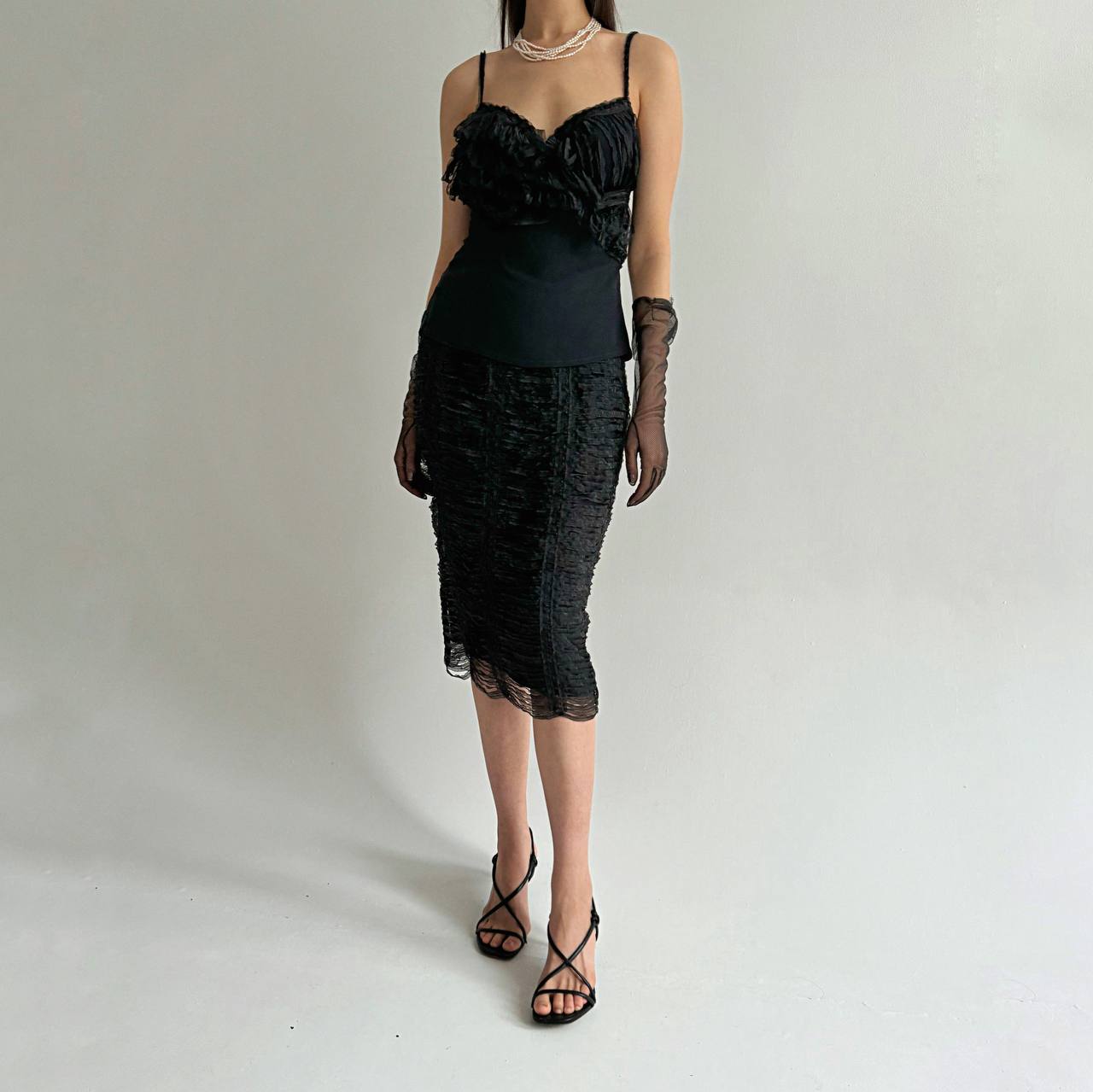 Vintage La Perla silk evening set