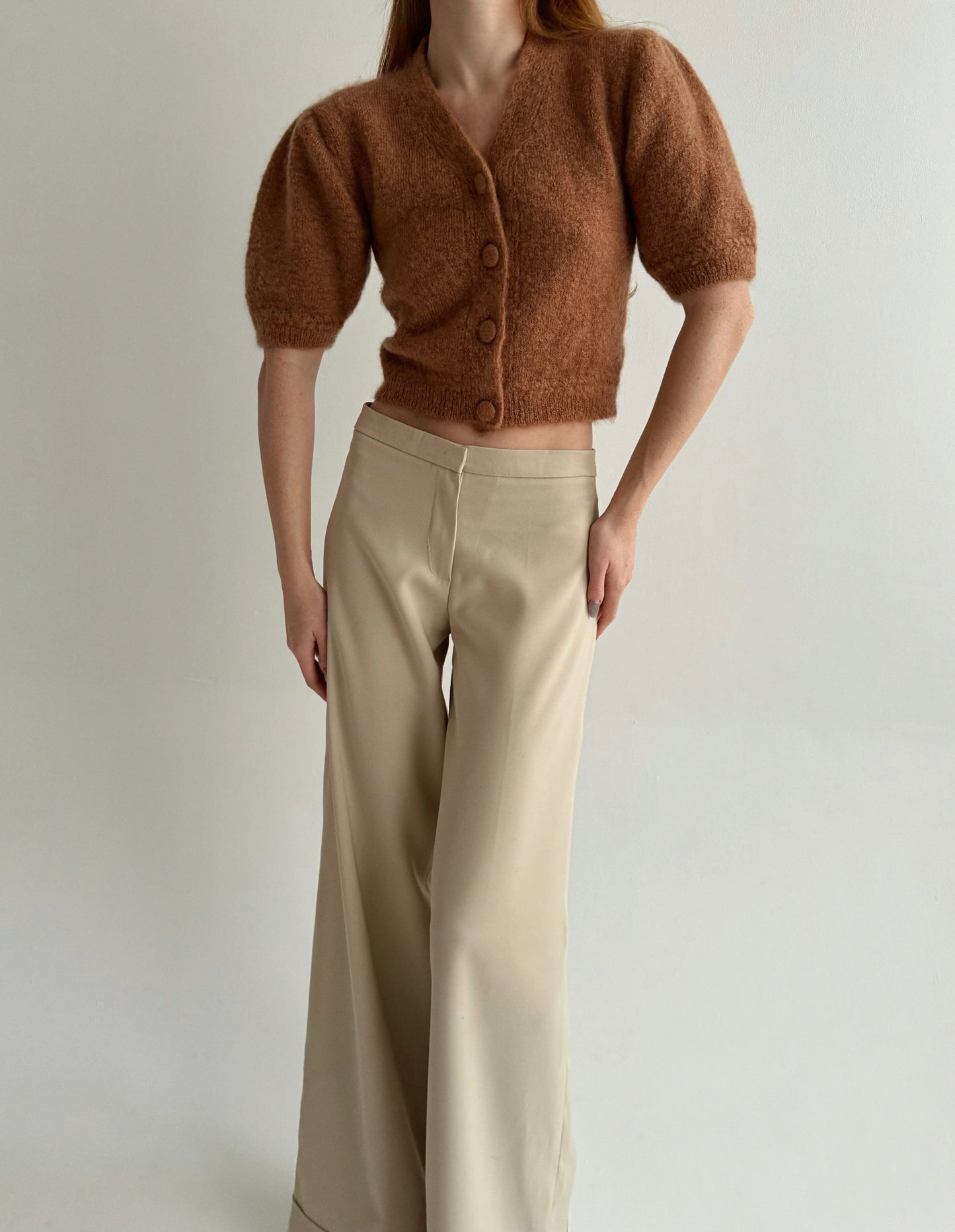 Rouje Paris 82% mohair fluffy cardigan