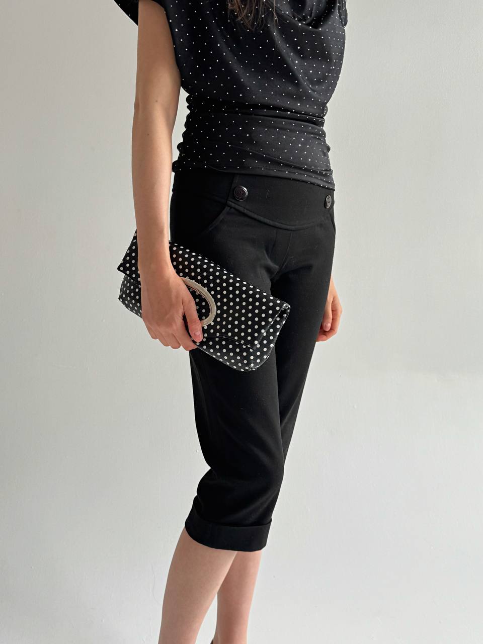 Vintage polka dot bag